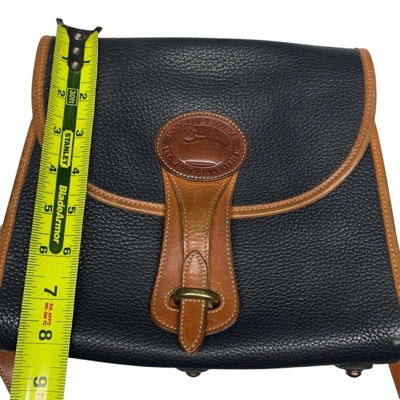 Dooney & Bourke Black Pebbled Leather Crossbody Bag - Vintage Made in USA - Picture 12 of 15